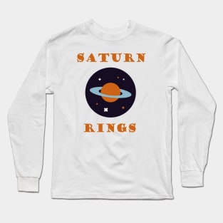 saturn  rings Long Sleeve T-Shirt